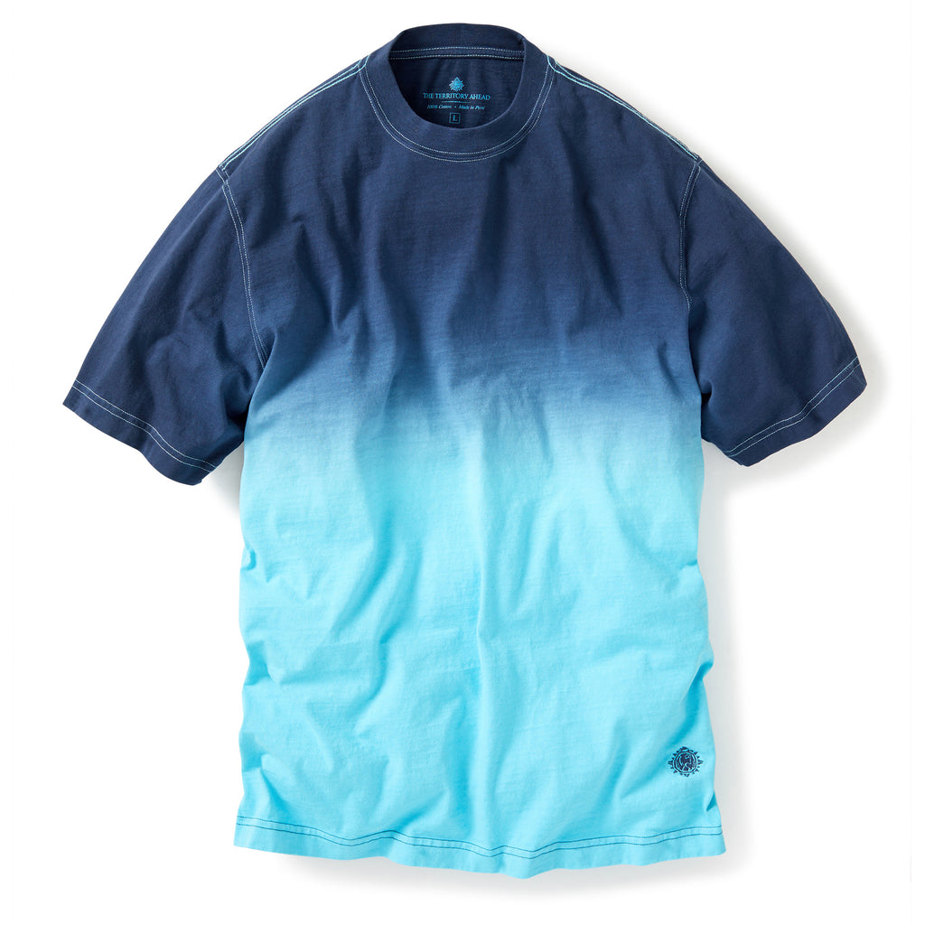 Blue Lagoon Dip Dye T-Shirt – The Territory Ahead