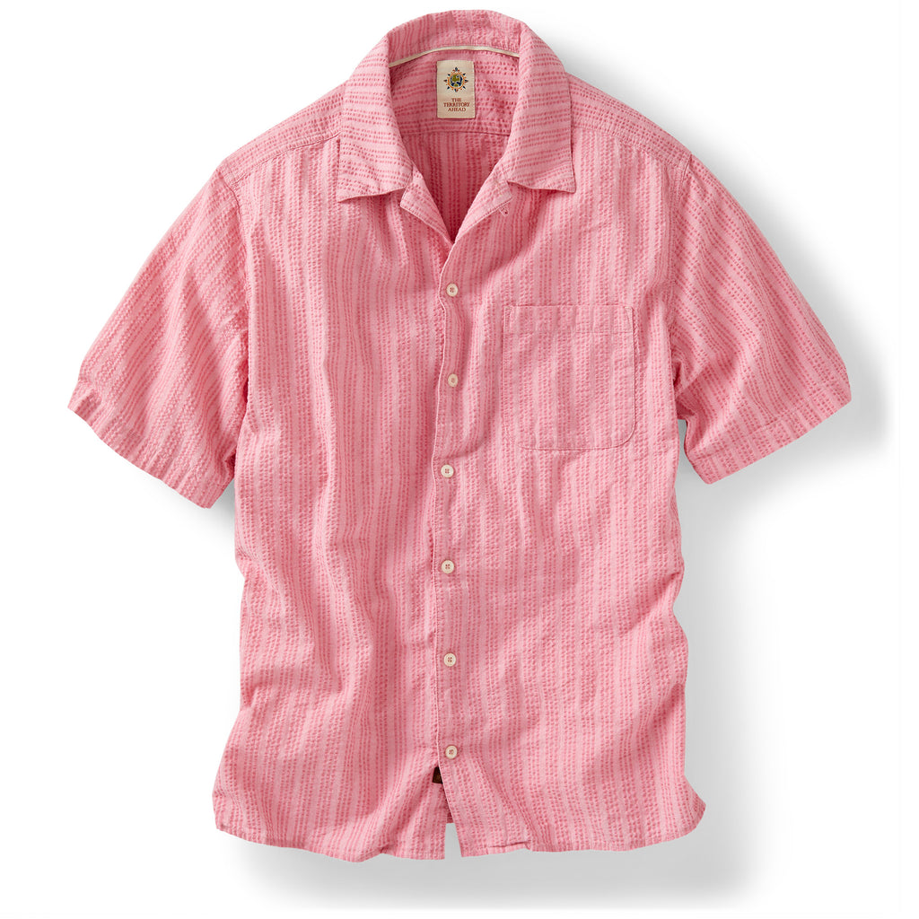 Short Sleeve Let It Breathe Seersucker Shirt - Tall – The