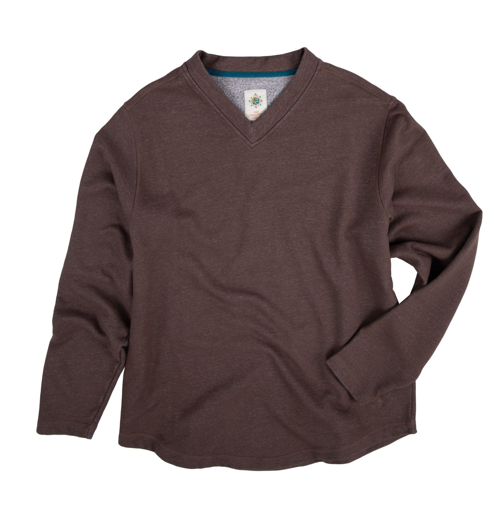 Beachwash Fleece V Neck