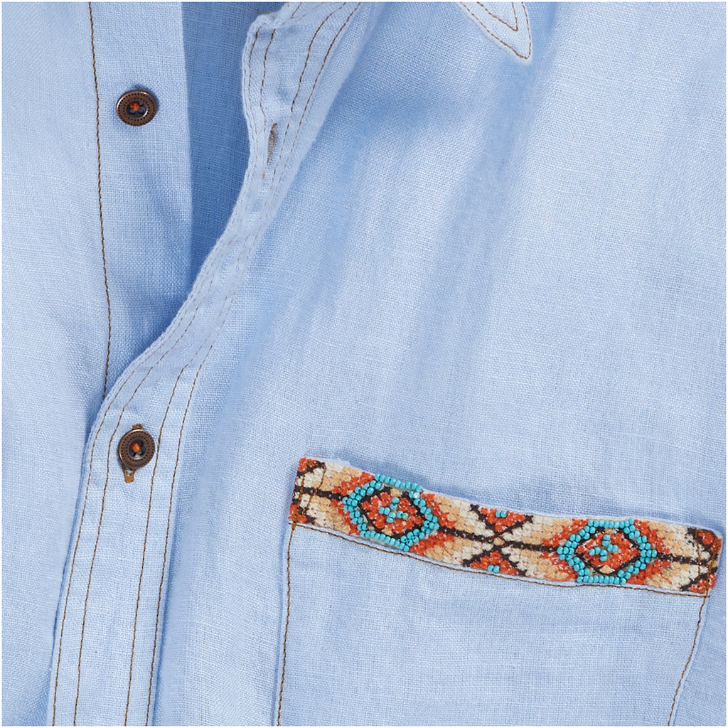 Zacatecas Beaded Linen Shirt – The Territory Ahead