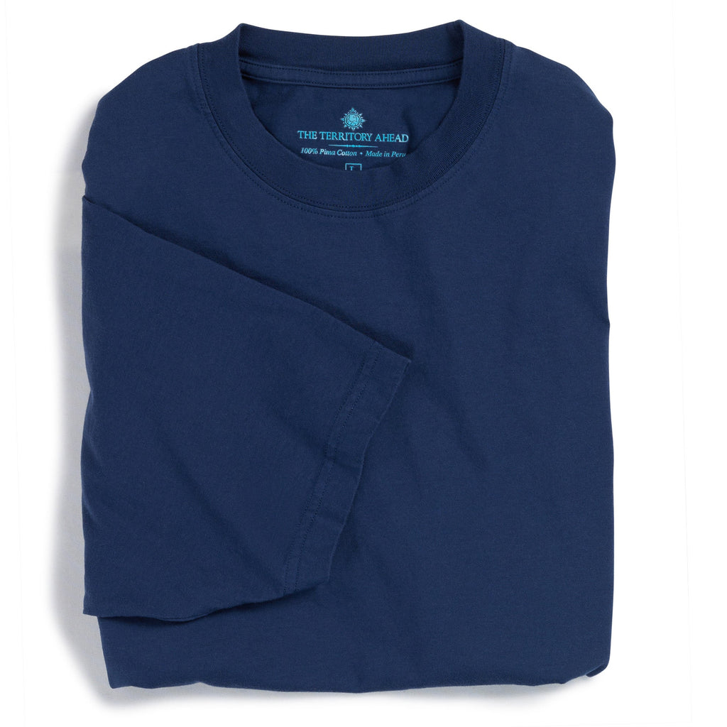 トップス COMFORT FIT SHIRT PERU PIMA COTTON LOAN Peruvian Pima T-Shirts – The Territory Ahead