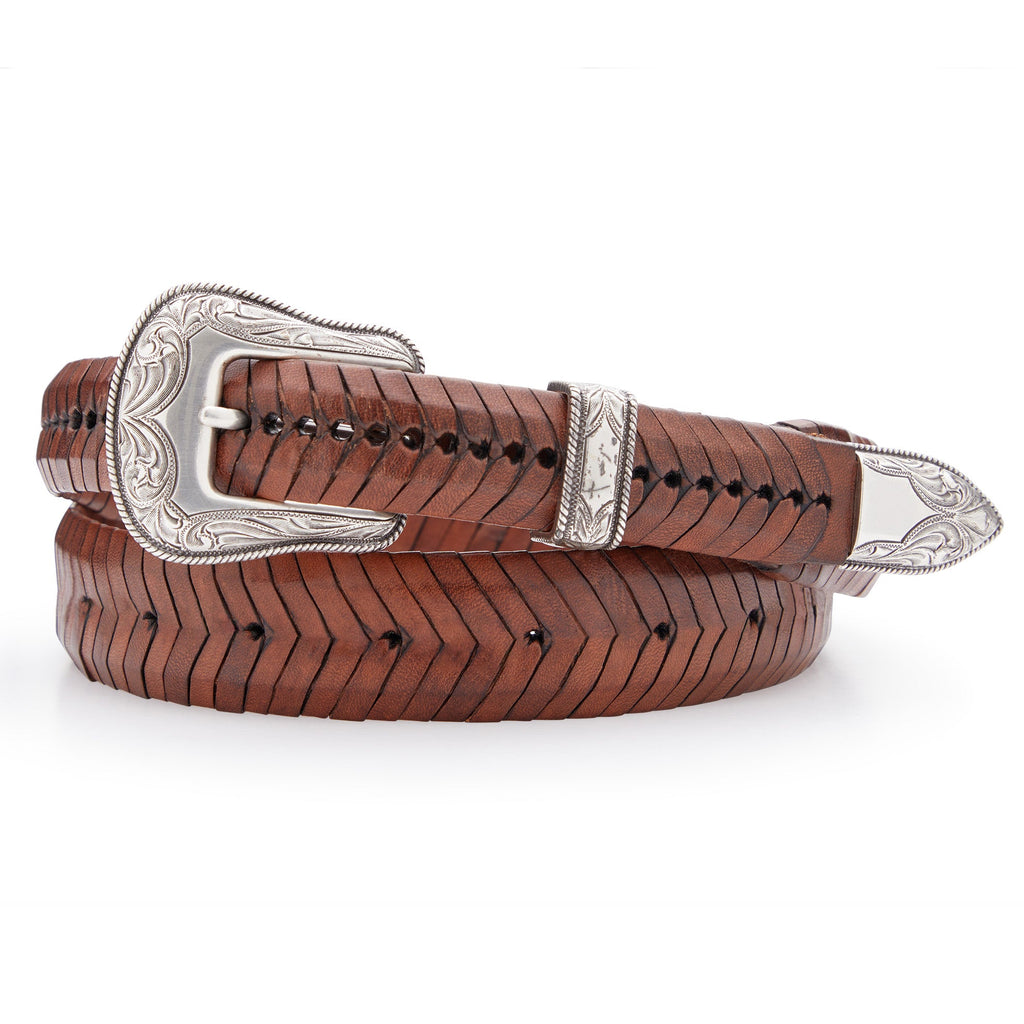 The Territory Ahead One Size Brown Genuine Leather Belt Adjustable Slider XXS-2X The Territory Ahead | Accessories | The Territory Ahead One  main image 4