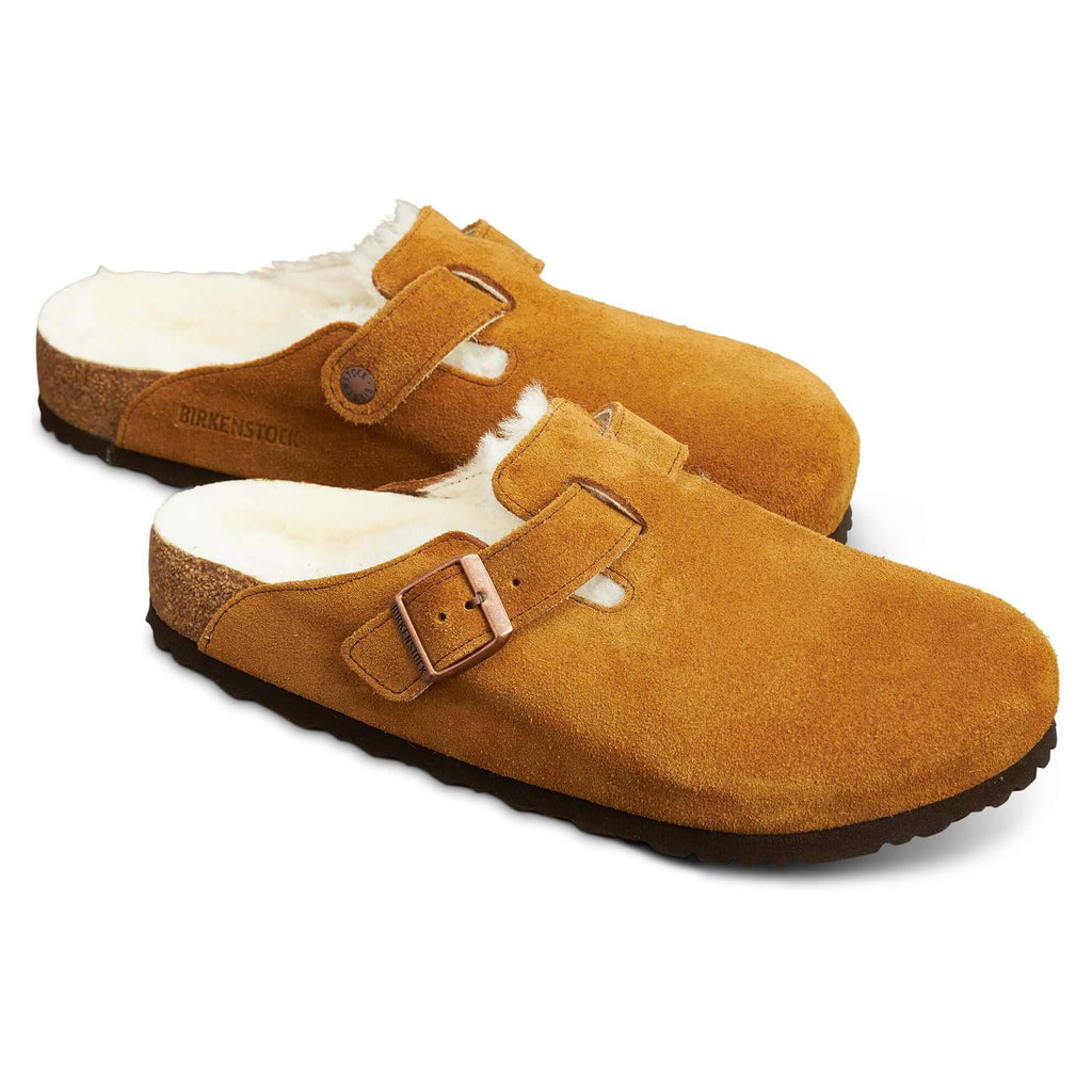 Birkenstock Boston Shearling Suede, mink