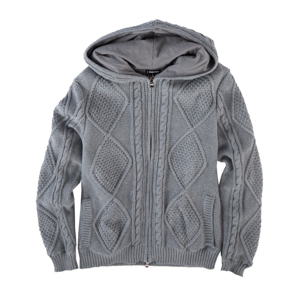 Cashmere Blend Cable Hoodie – The Territory Ahead