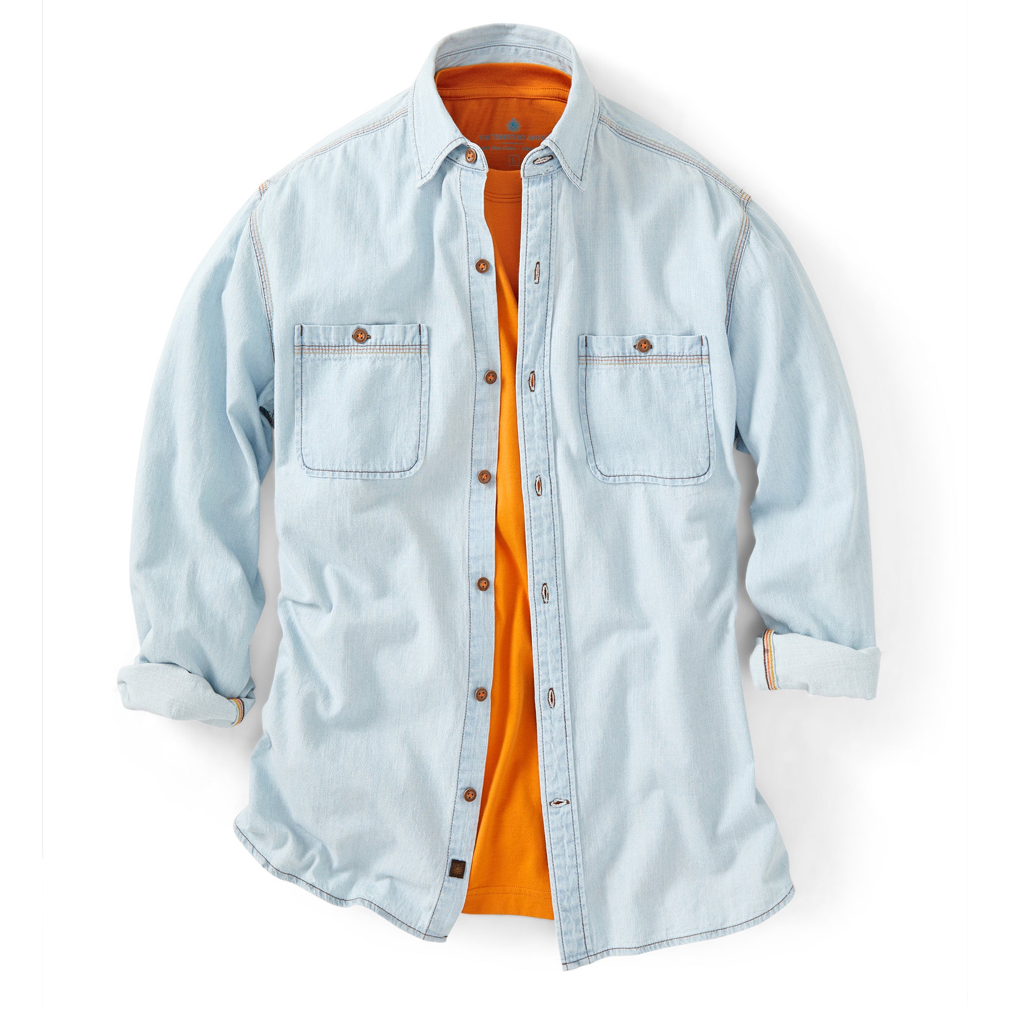 福袋 大丸 – Shirt Denim River White The Ahead Territory Clothing
