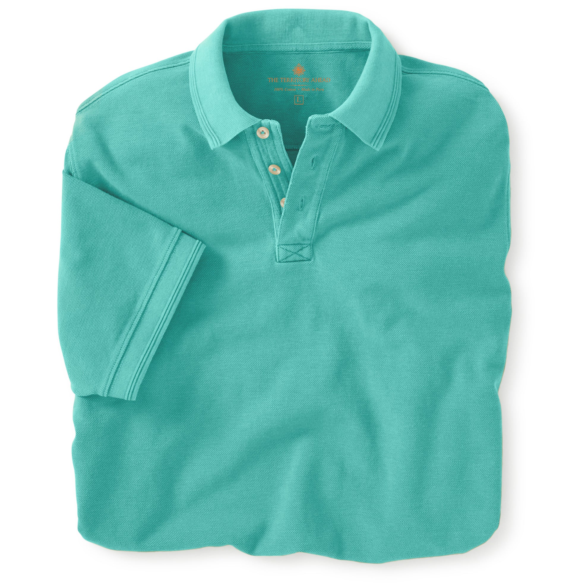 別注 Cotton Pique Jersey Polo Performance Series Half-Zip Pique Polo Shirt