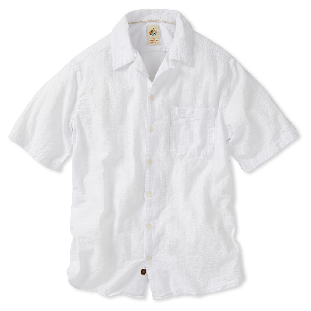 Short Sleeve Let It Breathe Seersucker Shirt - Tall – The