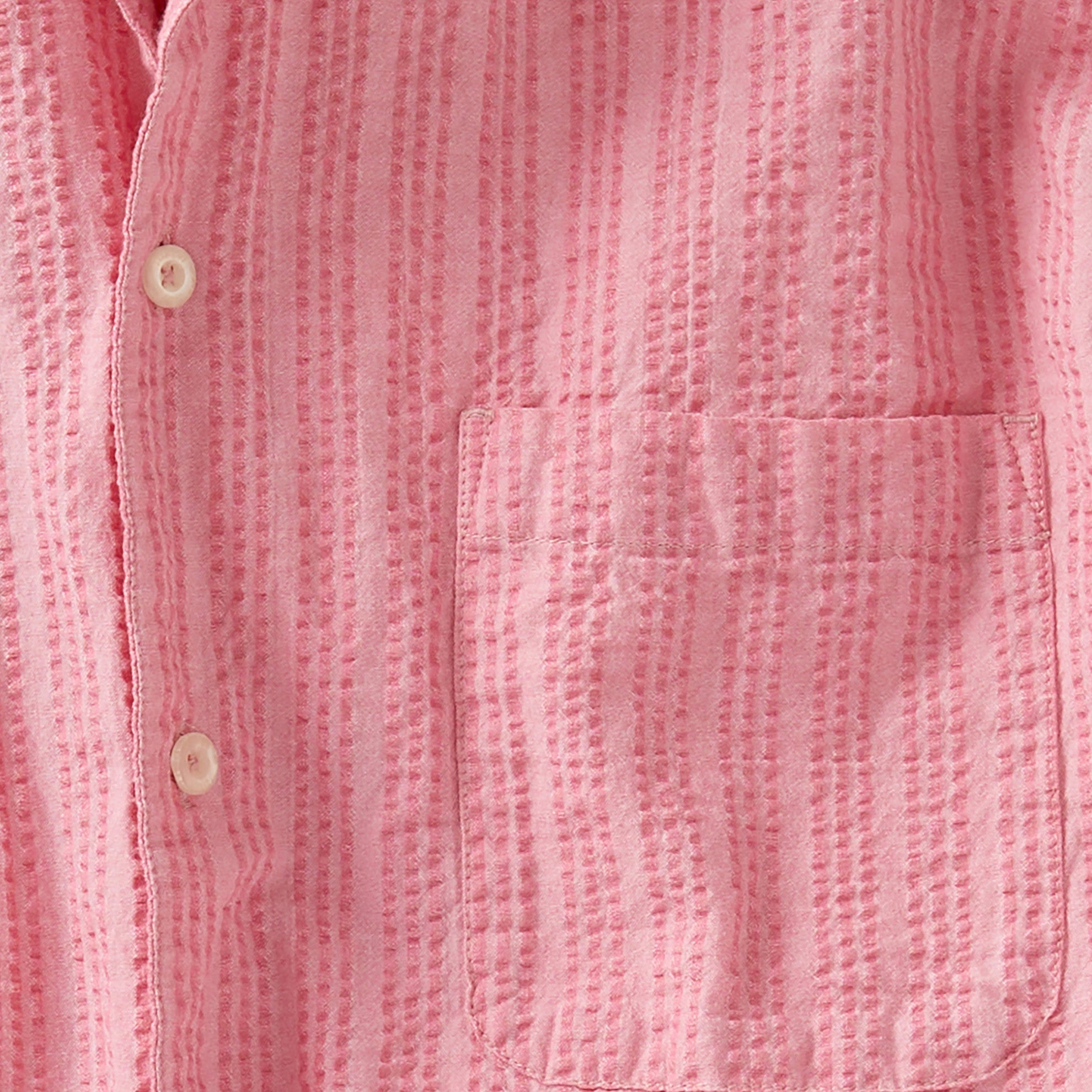 【THE MOZZ】Soho Seersucker Cooling Shirt Setup Effortless Summer: Seersucker Short Sleeve Button Up Shirt