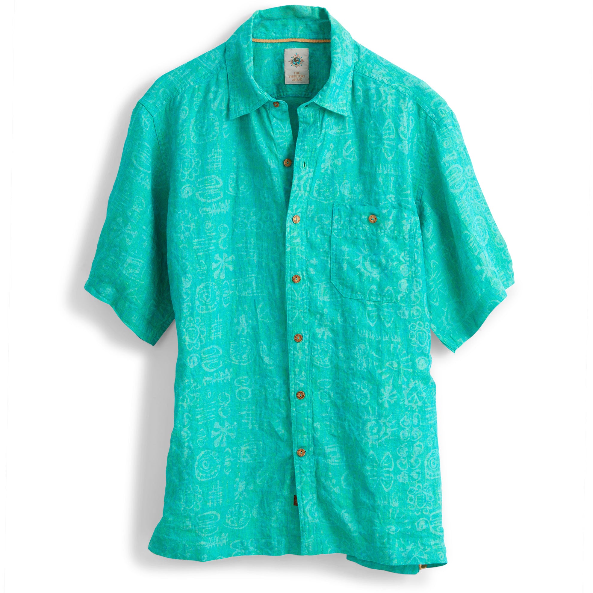 Linen シャツ ichi Antiquite's, イチアンティークス, 1100313, Indigo Linen Shirt