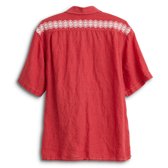 Habanero Embroidered Linen Shirt - Tall â The Territory Ahead