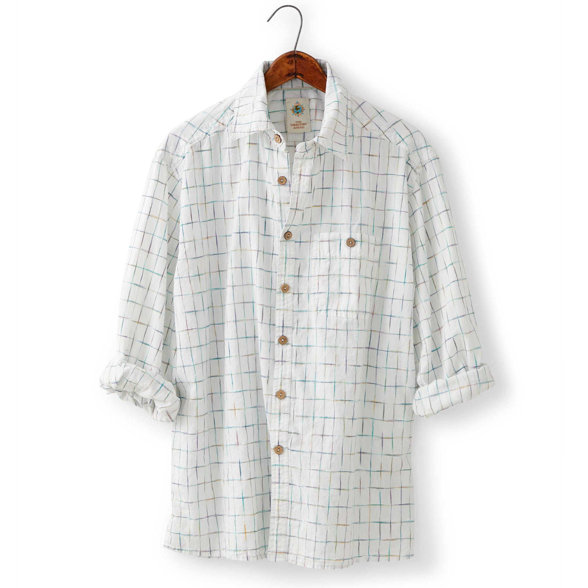 Sayulita Space-Dyed Check Shirt – The Territory Ahead