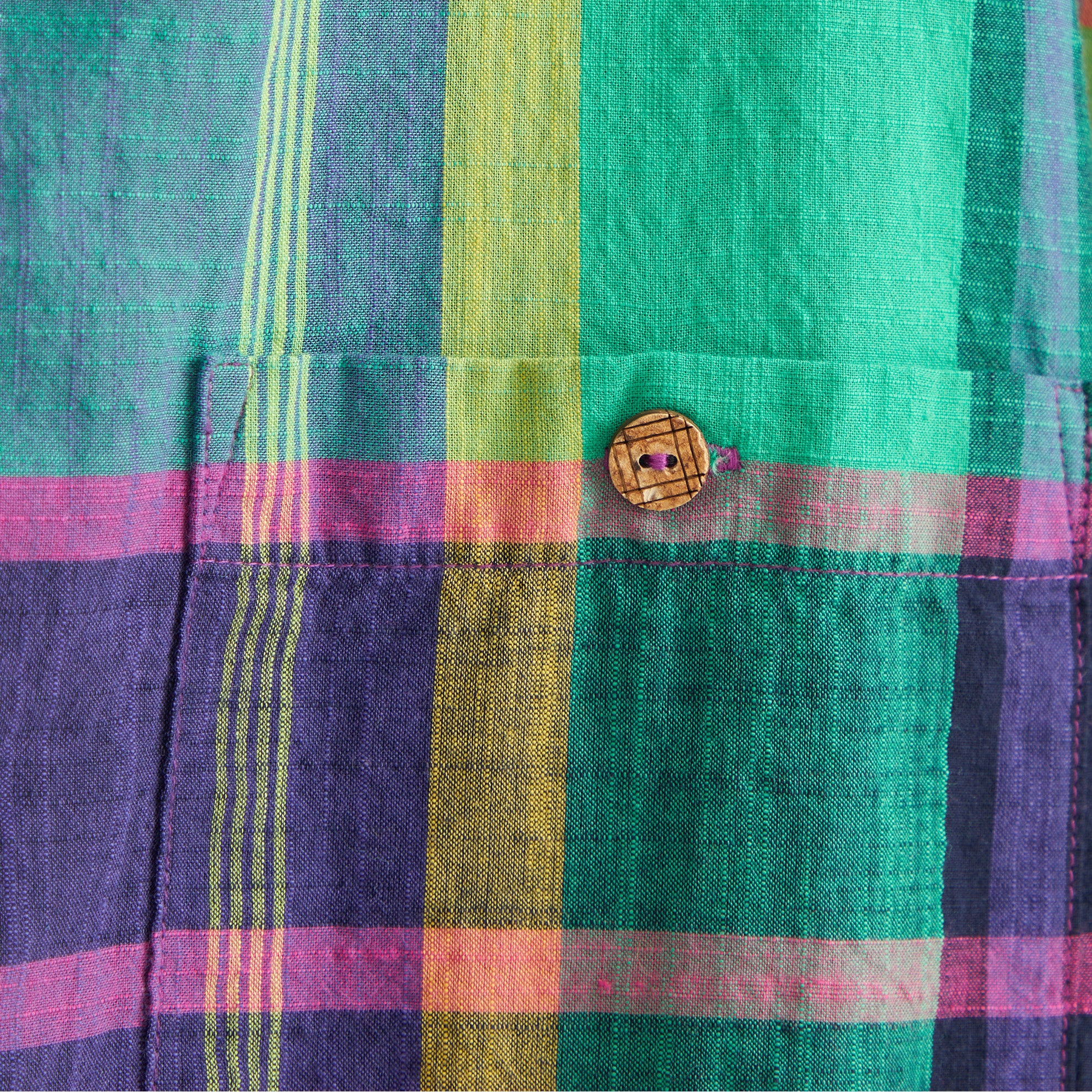 COOTIE Madras Check L/S Shirt クーティ M COOTIE / Madras Check L/S Shirt -Black-