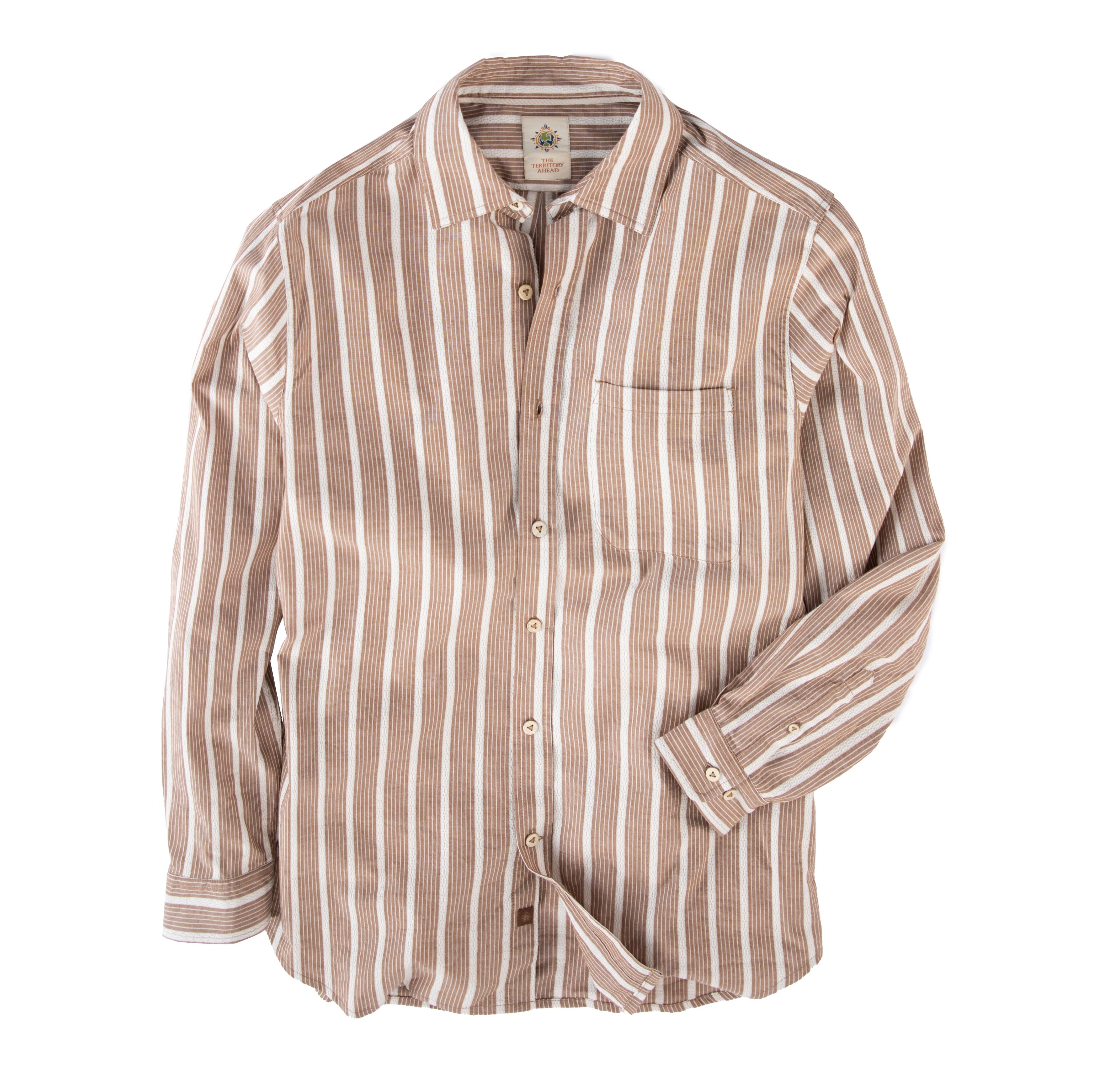 Pushkar Basketweave Pinstripe Shirt – The Territory Ahead