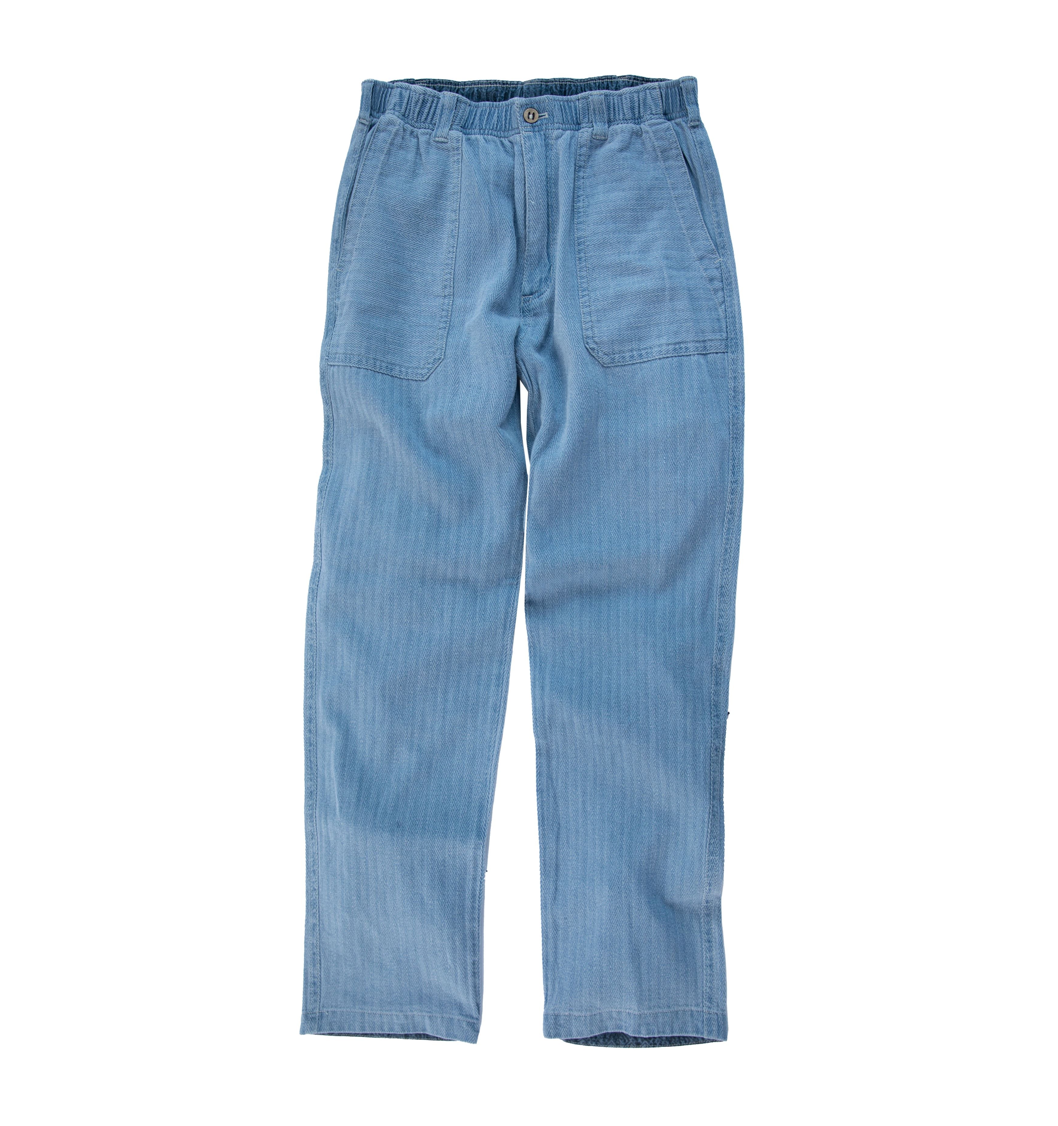 Beachcomber Lightweight Herringbone Denim Pant – The