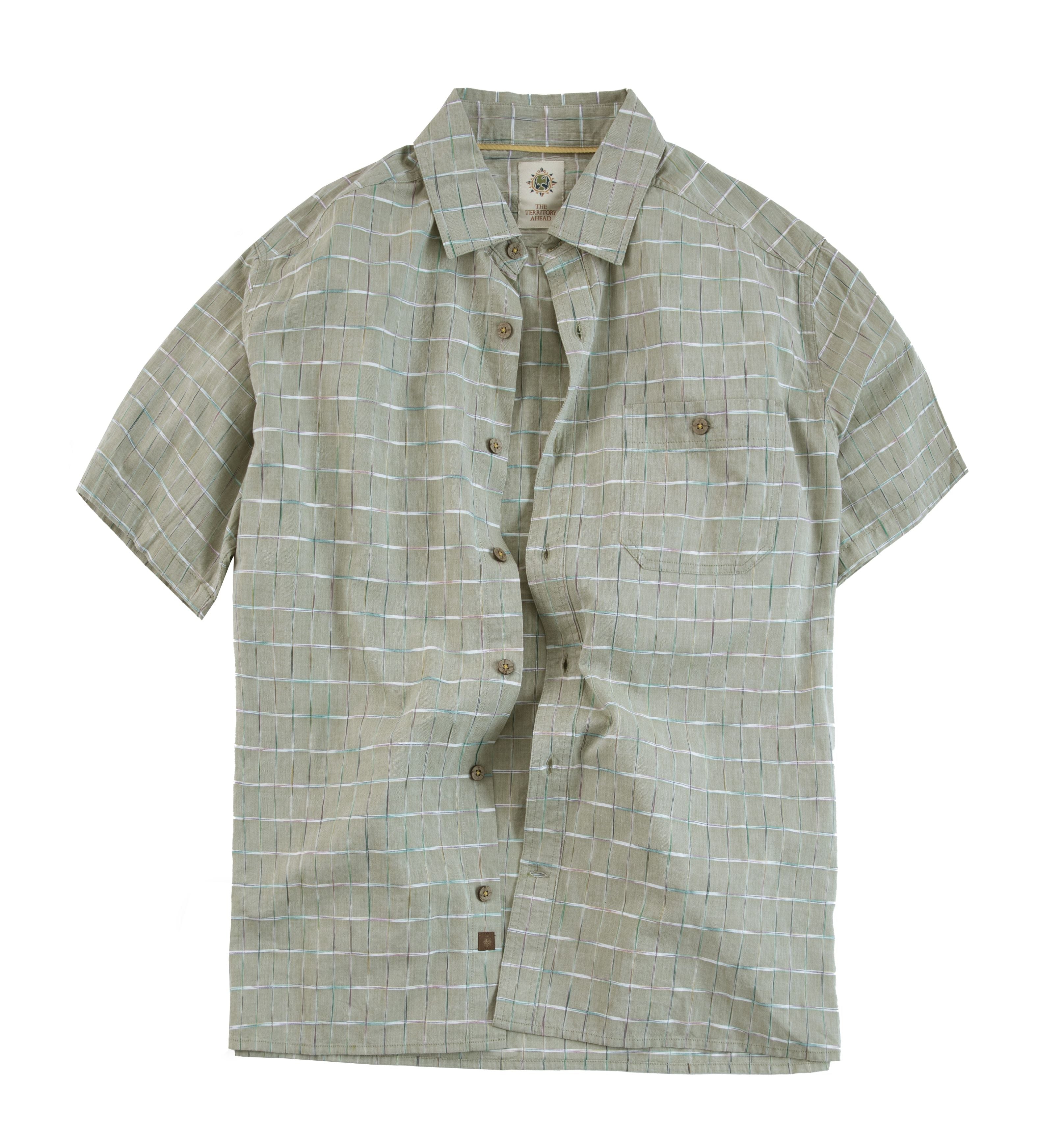 【KOOLOSET】Pigment Dyeing Check Short Sleeve Shirt T3629_Leef__1.jpg?v=1744129568