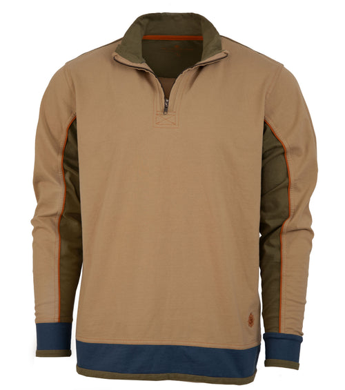 Color Block Zip Front Top main image 0