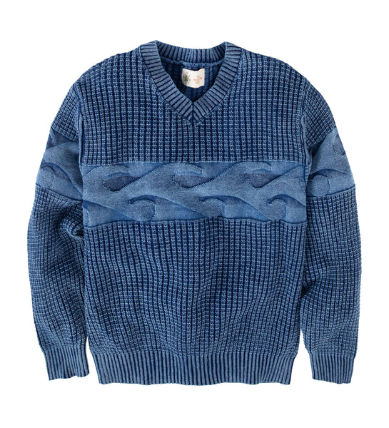 トップス THE UNION / THE FABRIC \"INDIGO KNIT\" THE UNION | THE FABRIC WORKING CLASS INDIGO KNIT - Candyrim