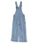 Linen And Cotton Blend Herringbone Overalls