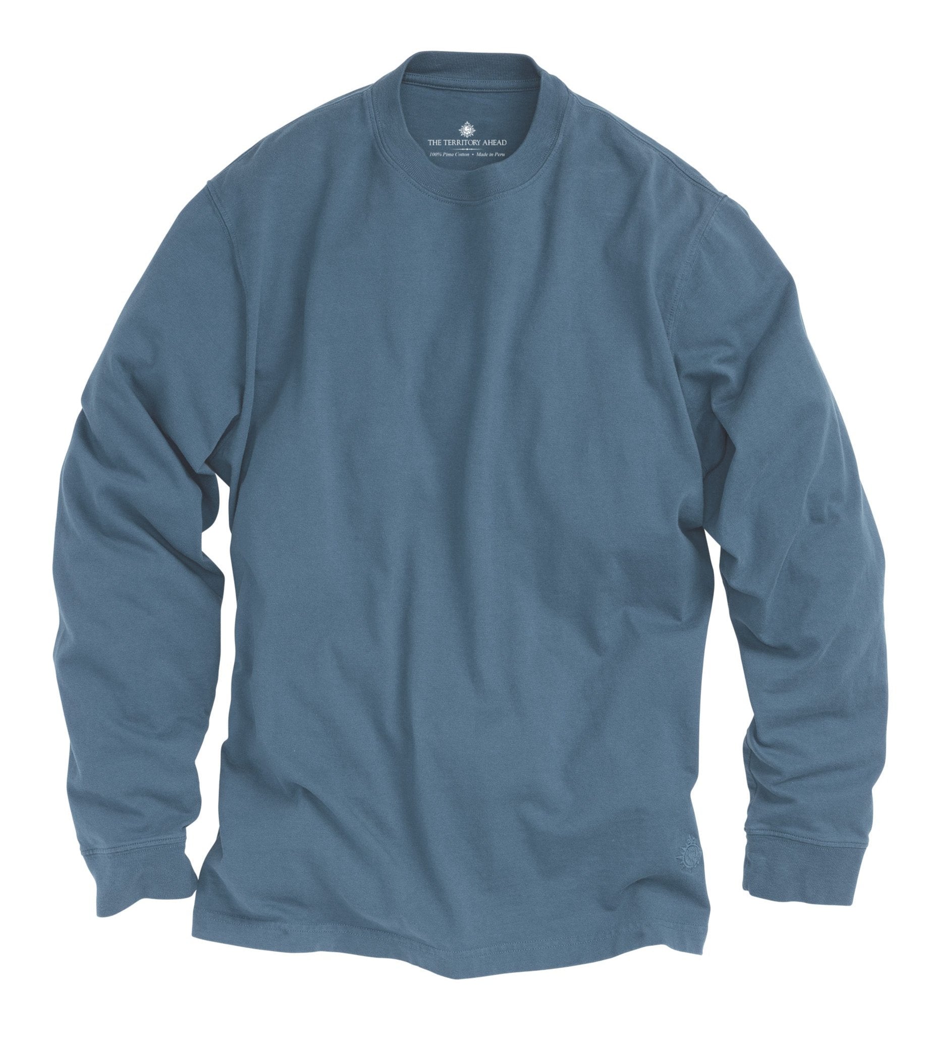 Long Sleeve Pima Crew – The Territory Ahead