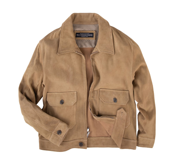 Buy Tan Brown Suede Zip Through Shirt Jacket from Next USA