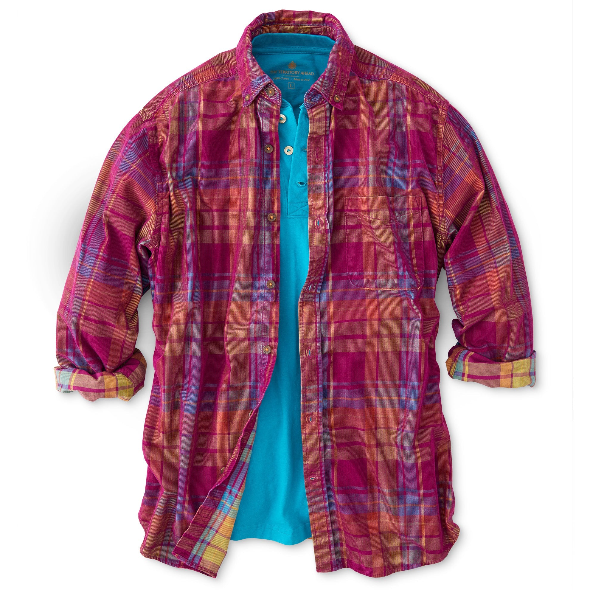 Tall Old Steamboat Plaid Corduroy Shirt – The Territory Ahead
