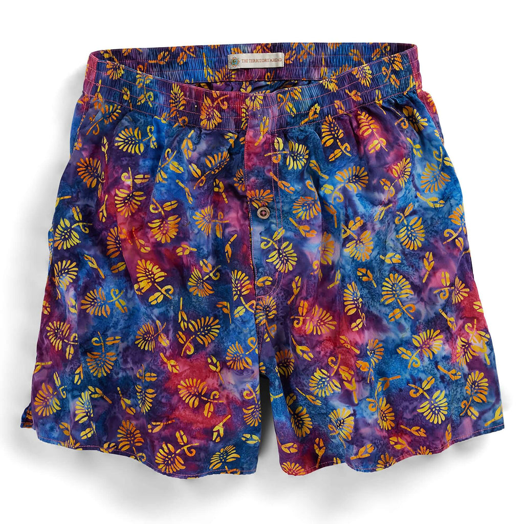 Bougainvillea Batik Boxers – The Territory Ahead