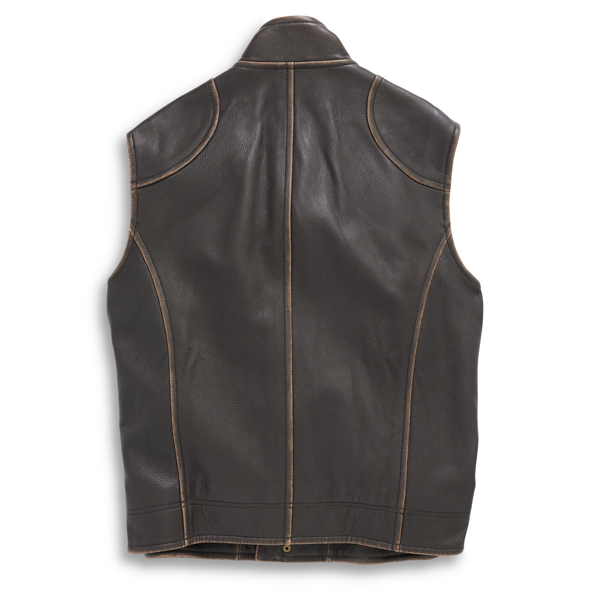 Falcon Bluff Leather Vest – The Territory Ahead