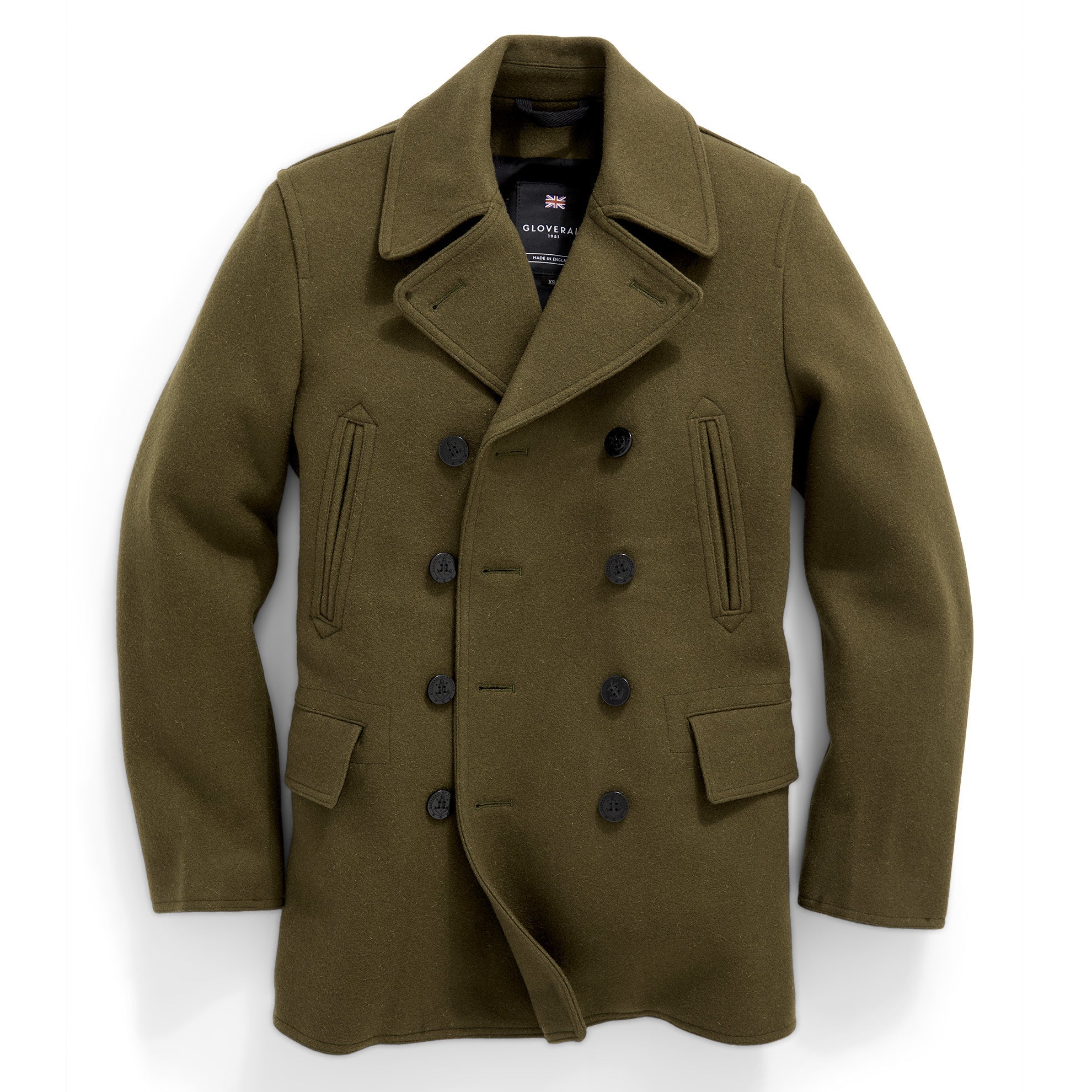 Gloverall churchill reefer pea coat deals