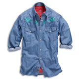 Rio Nido Embroidered Denim Shirt – The Territory Ahead
