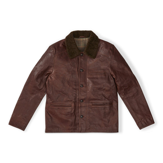 Leather driving jacket deals