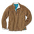 Melange & Sherpa Zip Pullover by True Grit